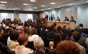 La cerimonia di inaugurazione di Colombiatex